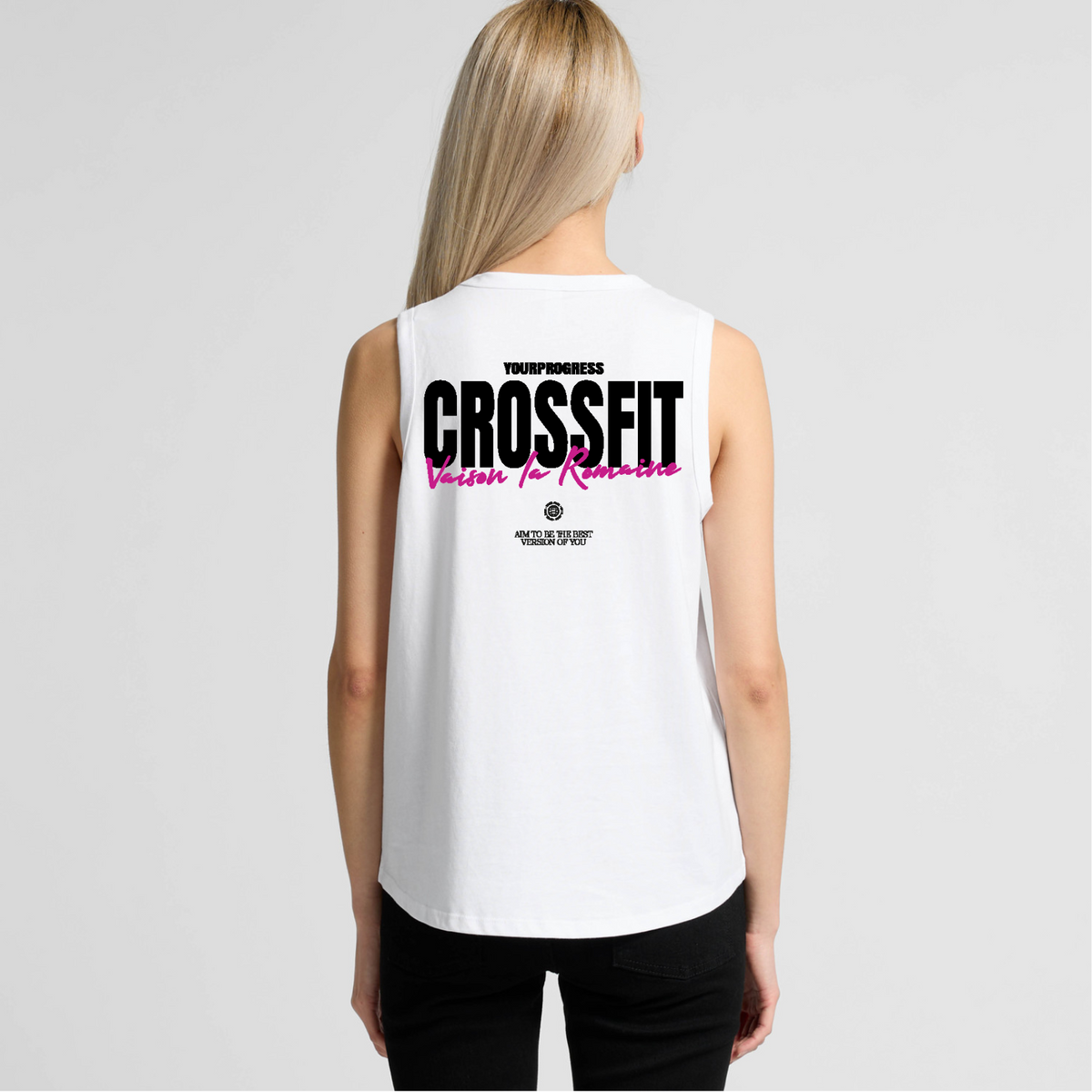 PRECOMMANDE - CROSSFIT VAISON - Muscle tank femme LONG